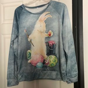 Woman’s Easter Top Light blue XL